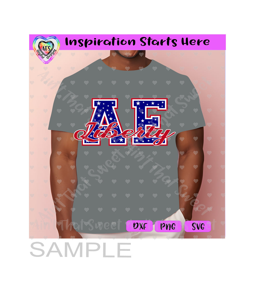 AE Liberty | Stars - Transparent PNG SVG DXF - Silhouette, Cricut, ScanNCut