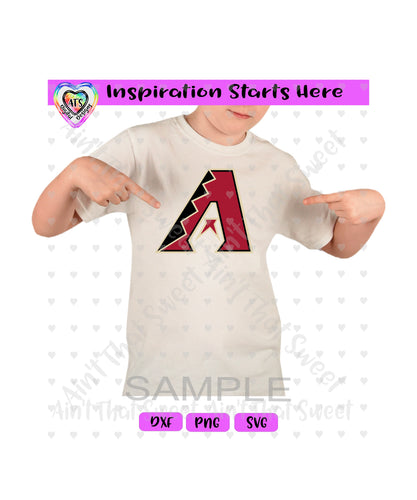 Arizona A - Transparent PNG SVG DXF - Silhouette, Cricut, ScanNCut