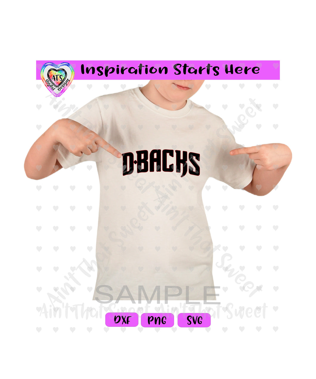 Arizona DBacks - Transparent PNG SVG DXF - Silhouette, Cricut, ScanNCut
