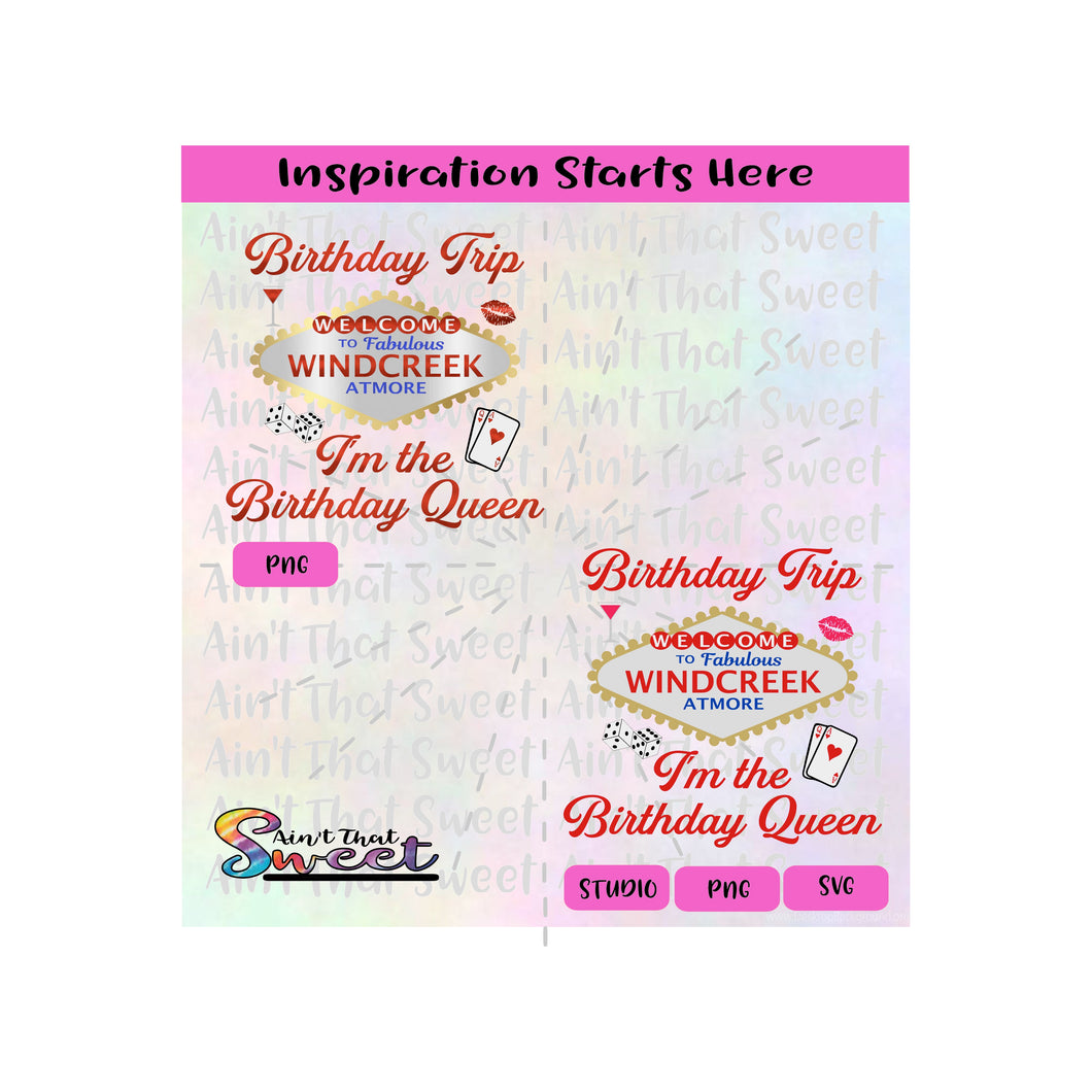 Birthday Trip - I'm The Birthday Queen | Welcome | Fabulous Windcreek Atmore - Transparent PNG, SVG  - Silhouette, Cricut, Scan N Cut