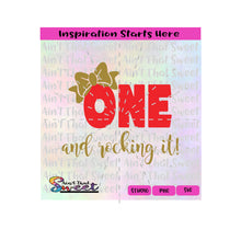 One and Rocking It | Bow - Transparent PNG, SVG  - Silhouette, Cricut, Scan N Cut