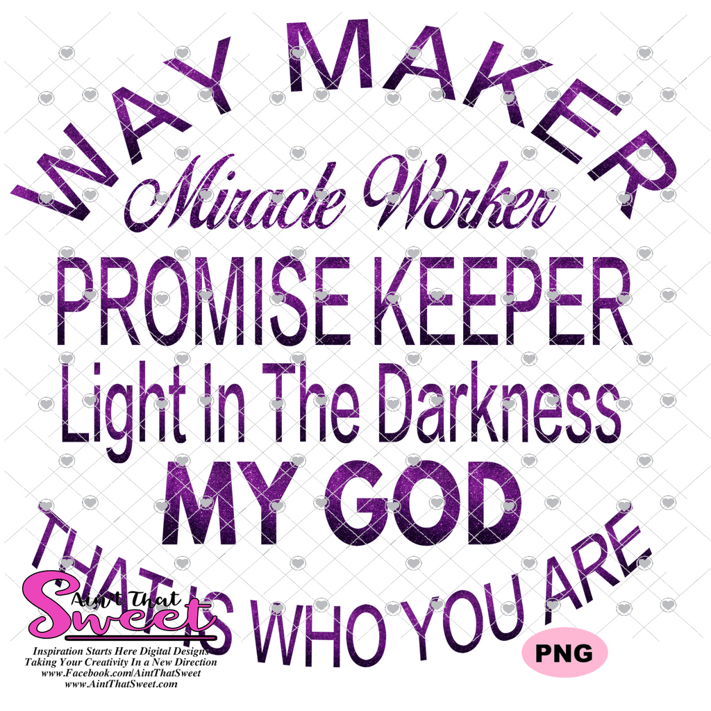 Way Maker Miracle Worker Promise Keeper Graphic by RaiihanCrafts · Creative  Fabrica