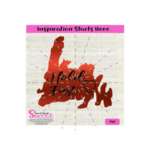 Newfoundland Province Shape with Heart Hold Fast - Canada Inspired - Transparent PNG, SVG  - Silhouette, Cricut, Scan N Cut