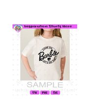 Barbie | Come On Let's Go Party - Transparent PNG SVG DXF - Silhouette, Cricut, ScanNCut