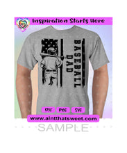 Baseball Dad - Transparent PNG, SVG, DXF - Silhouette, Cricut, ScanNCut