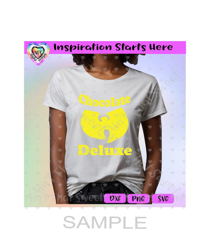 Chocolate Deluxe | Wu Tang Symbol - Transparent PNG, SVG, DXF - Silhouette, Cricut, ScanNCut