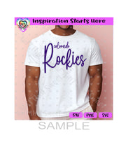 Colorado Rockies - Transparent PNG, SVG, DXF - Silhouette, Cricut, ScanNCut