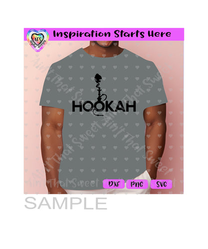 Hookah - Transparent PNG SVG DXF - Silhouette, Cricut, ScanNCut