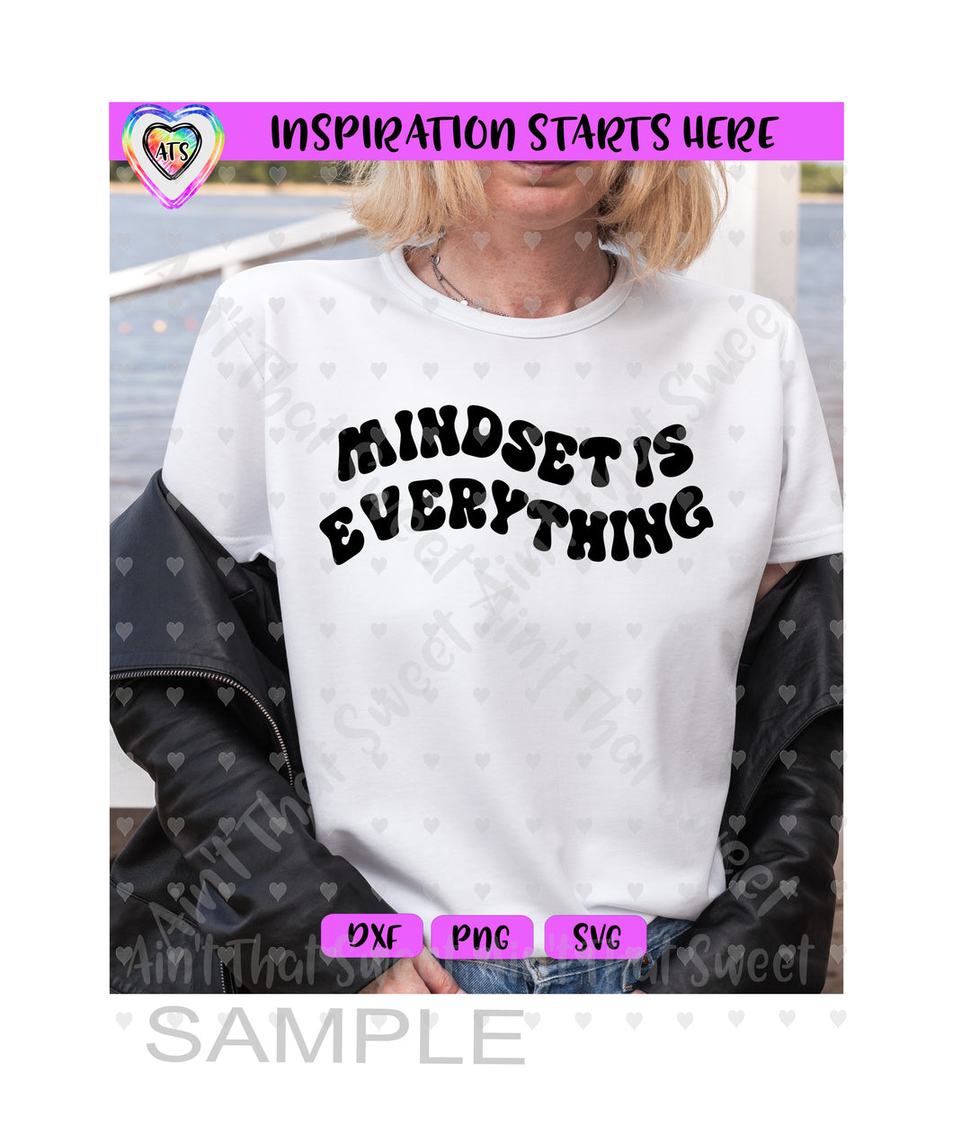 Mindset Is Everything - Transparent PNG SVG DXF - Silhouette, Cricut, ScanNCut