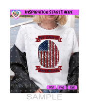 My DNA Is American | Thumbprint | Flag  - Transparent PNG, SVG, DXF  - Silhouette, Cricut, Scan N Cut