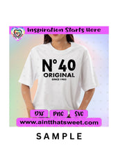 No 40 Original Since 1985- Transparent PNG, SVG, DXF - Silhouette, Cricut, ScanNCut (Copy)