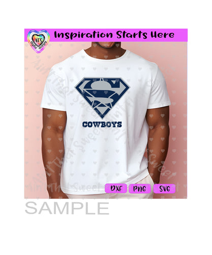 Super Dallas Star Logo - Transparent PNG, SVG  - Silhouette, Cricut, Scan N Cut