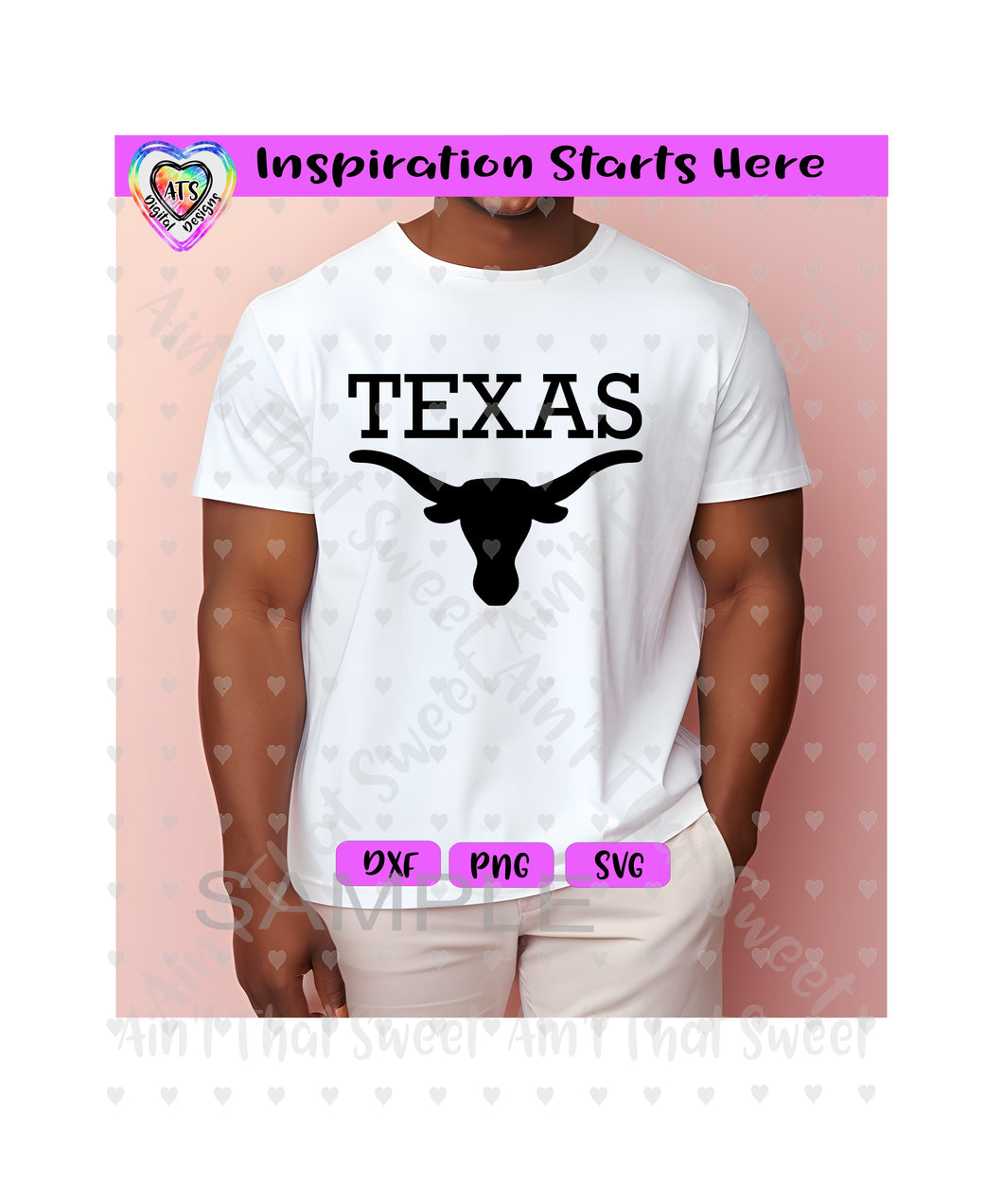 Texas Longhorn - Transparent PNG SVG DXF - Silhouette, Cricut, ScanNCut