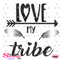 Love My Tribe - Transparent PNG, SVG - Silhouette, Cricut, Scan N Cut