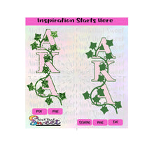 Alpha Kappa Alpha Sorority | Vines (Great for Stoles) - Transparent PNG, SVG  - Silhouette, Cricut, Scan N Cut