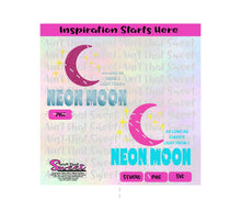 As Long As There's Light From A Neon Moon | Stars | Starbursts |- Transparent PNG, SVG  - Silhouette, Cricut, Scan N Cut