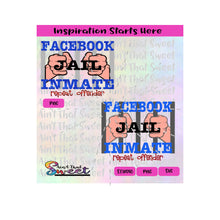 Facebook Jail Inmate | Repeat Offender | Jail Bars | Hands - Transparent PNG, SVG  - Silhouette, Cricut, Scan N Cut