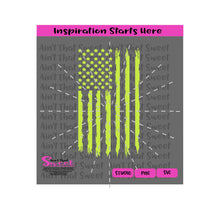 Lime Green Distressed Flag for Mental Health Awareness - Transparent PNG, SVG  - Silhouette, Cricut, Scan N Cut