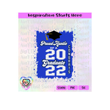Proud Auntie Of A 2022 Graduate | Congrats | Mortar Board - Transparent PNG, SVG - Silhouette, Cricut, Scan N Cut