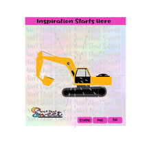 Tractor | Excavator - Transparent PNG, SVG  - Silhouette, Cricut, Scan N Cut