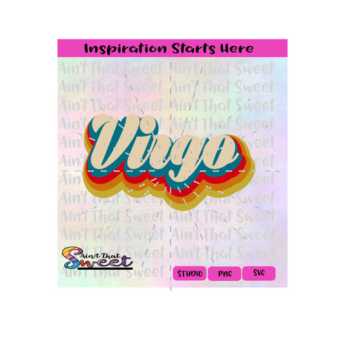 Virgo | Horoscope | Multicolor | Offset - Transparent PNG, SVG  - Silhouette, Cricut, Scan N Cut