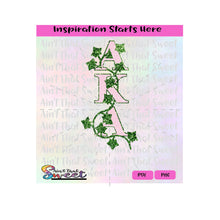 Alpha Kappa Alpha Sorority | Vines (Great for Stoles) - Transparent PNG, SVG  - Silhouette, Cricut, Scan N Cut