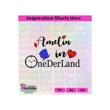 Amelia In OneDerLand | Clock | Tophat - Transparent PNG, SVG  - Silhouette, Cricut, Scan N Cut