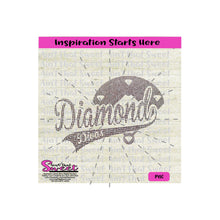 Diamond Divas Softball Diamond - Transparent SVG-PNG  - Silhouette, Cricut, Scan N Cut