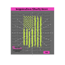 Lime Green Distressed Flag for Mental Health Awareness - Transparent PNG, SVG  - Silhouette, Cricut, Scan N Cut