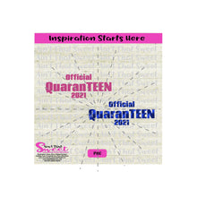 Official QuaranTEEN 2021 - Transparent PNG, SVG  - Silhouette, Cricut, Scan N Cut