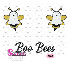 Boo Bees - Transparent PNG, SVG - Silhouette, Cricut, Scan N Cut