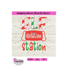 Elf Isolation Station - Transparent PNG, SVG  - Silhouette, Cricut, Scan N Cut