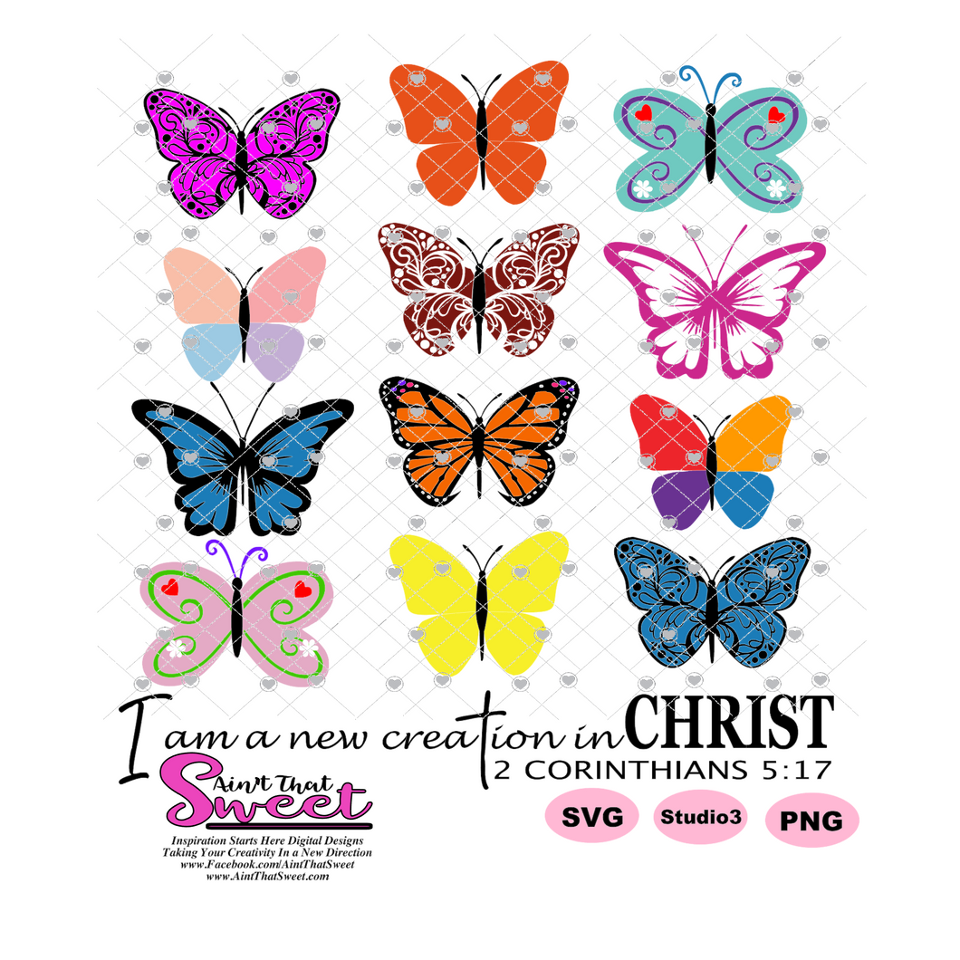 I Am A New Creation In Christ - 2 Cor 5:17 - Transparent PNG, SVG  - Silhouette, Cricut, Scan N Cut