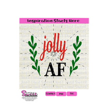 Jolly AF - Transparent PNG, SVG  - Silhouette, Cricut, Scan N Cut