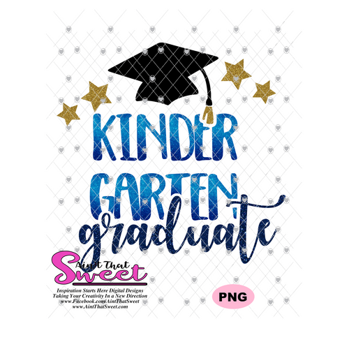 Kindergarten Graduate - Transparent PNG, SVG - Silhouette, Cricut, Scan N Cut