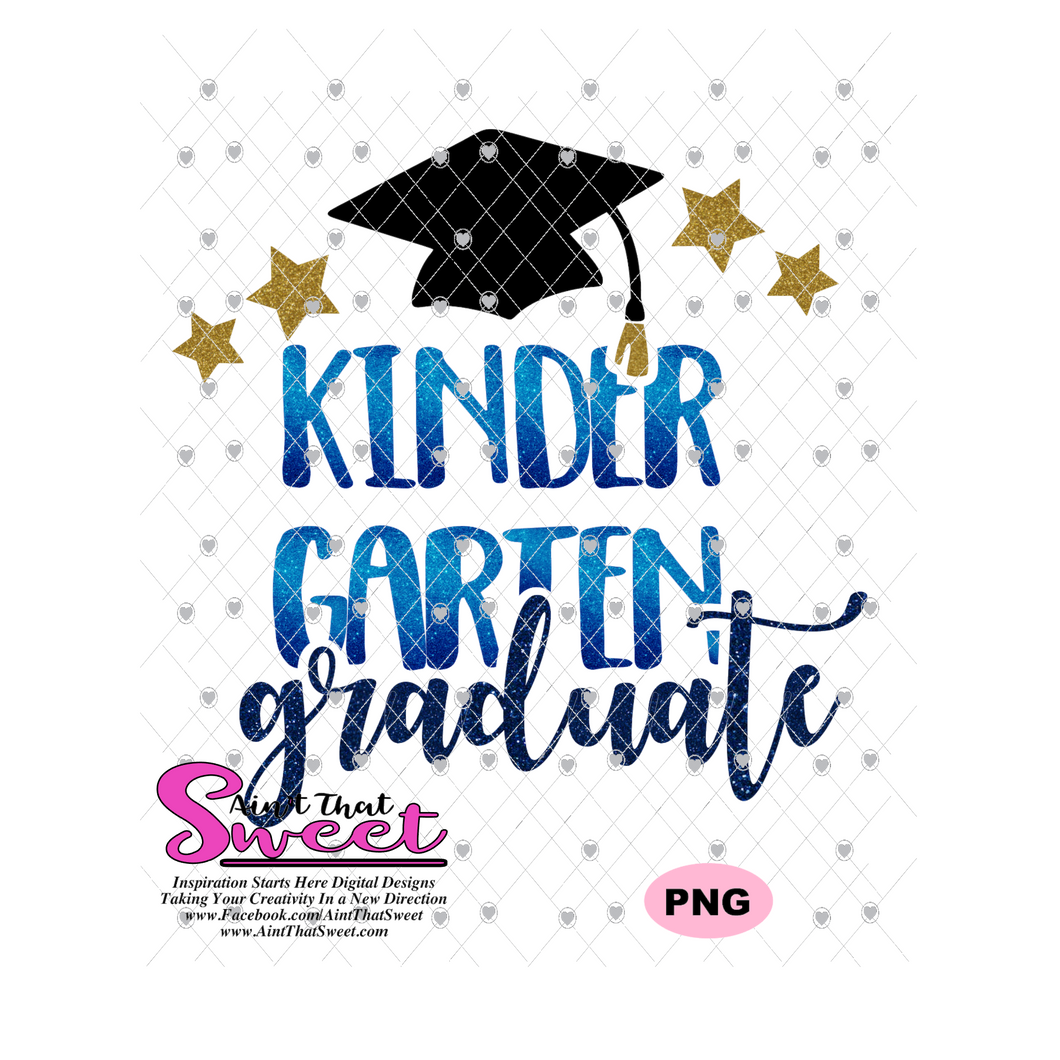 Kindergarten Graduate - Transparent PNG, SVG - Silhouette, Cricut, Scan N Cut