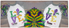 Mardi Gras Love - Transparent PNG, SVG - Silhouette, Cricut, Scan N Cut