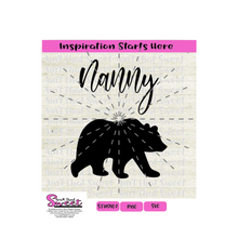 Nanny Bear with Plaid  - Silhouette, Cricut, Scan N Cut