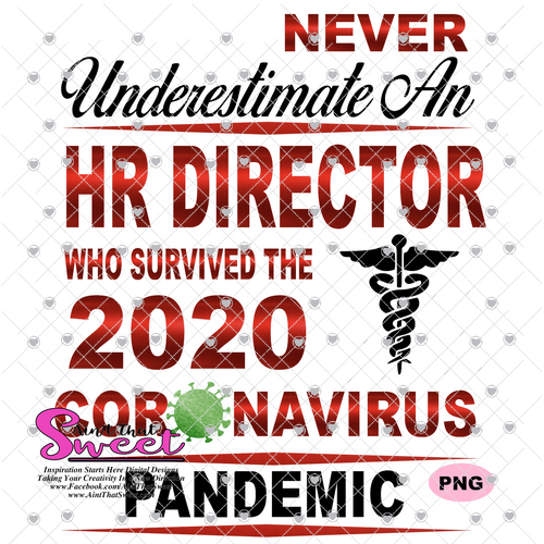 Never Underestimate An HR Director - Caduceus - Transparent PNG, SVG - Silhouette, Cricut, Scan N Cut