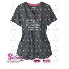 Nurse Life - Save One Life You're A Hero Save 100 You're A Nurse - Transparent PNG, SVG - Silhouette, Cricut, Scan N Cut