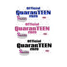 Official QuaranTEEN 2020 - Transparent PNG, SVG  - Silhouette, Cricut, Scan N Cut