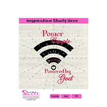 Power Couple Powered By God Since 2020 - Transparent PNG, SVG  - Silhouette, Cricut, Scan N Cut