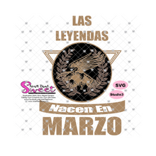 Sabes Mi Nombre-Marzo-Spanish with Eagle - Transparent PNG, SVG - Silhouette, Cricut, Scan N Cut