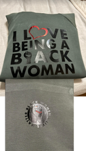 I Love {Heart} Being A Black Woman - Transparent PNG SVG DXF - Silhouette, Cricut, ScanNCut