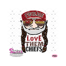 I Willie Love Them KC Chiefs - Transparent PNG, SVG - Silhouette, Cricut, Scan N Cut