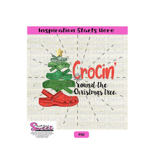 Crocin' 'Round The Christmas Tree - Transparent PNG, SVG  - Silhouette, Cricut, Scan N Cut