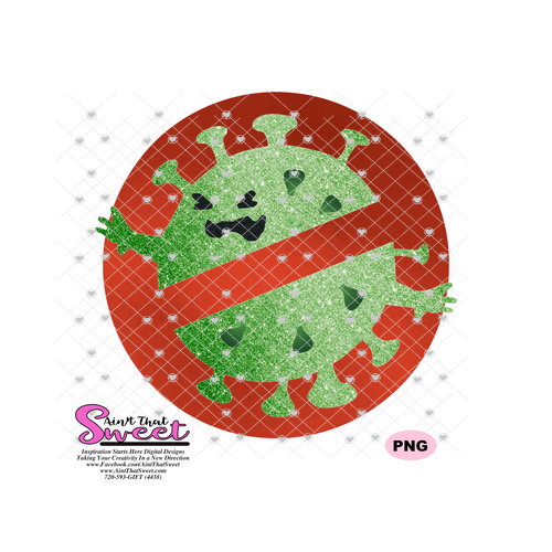 No Germs, Do Not Enter, Germ Grimacing - Transparent SVG-PNG  - Silhouette, Cricut, Scan N Cut