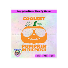 Coolest Pumpkin In The Patch | Sunglasses - Transparent PNG SVG DXF - Silhouette, Cricut, ScanNCut