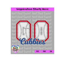 Go Cubbies | Sports | Baseball - Transparent PNG SVG  DXF - Silhouette, Cricut, ScanNCut