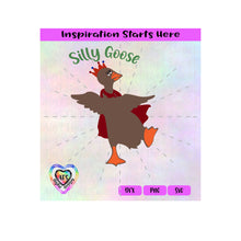 Silly Goose | Cape - Transparent PNG SVG DXF - Silhouette, Cricut, ScanNCut